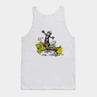 m a n d o   a n d   h o b b e s Tank Top